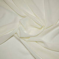 Шифон однотонний молочний