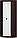 Містка кутова шафа 700 Соната Венге темна + Білий 70х70х205.5 см Еверест, фото 4