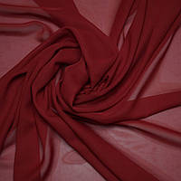 Шифон однотонний світло-бордовий