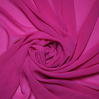 Шифон однотонний яскраво-малиновий
