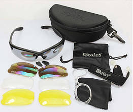 Тактичні/ спортивні захисні окуляри Daisy C3 зі змінними лінзами (4 пари лінз) та діоптричною вставкою