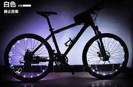 Діодна ілюмінація підсвітка колеса/спіц велосипеда на 20 діодів ТМ "WIM" БІЛИЙ