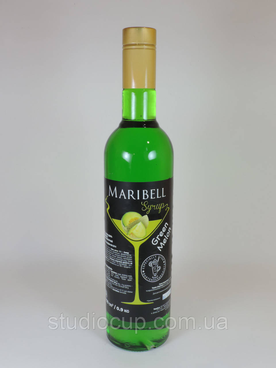 Сироп коктейльний Maribell Зелена диня 700 мл.