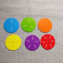 Набір Дроби на магнітах для дошки