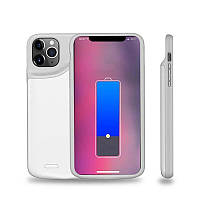 Чохол акумулятор AmaCase для iPhone 11 Pro Max Білий (6000 мАч)