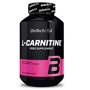 Л-Карнітин Biotech USA L-Carnitine 1000 mg (30 таблеток.), фото 1