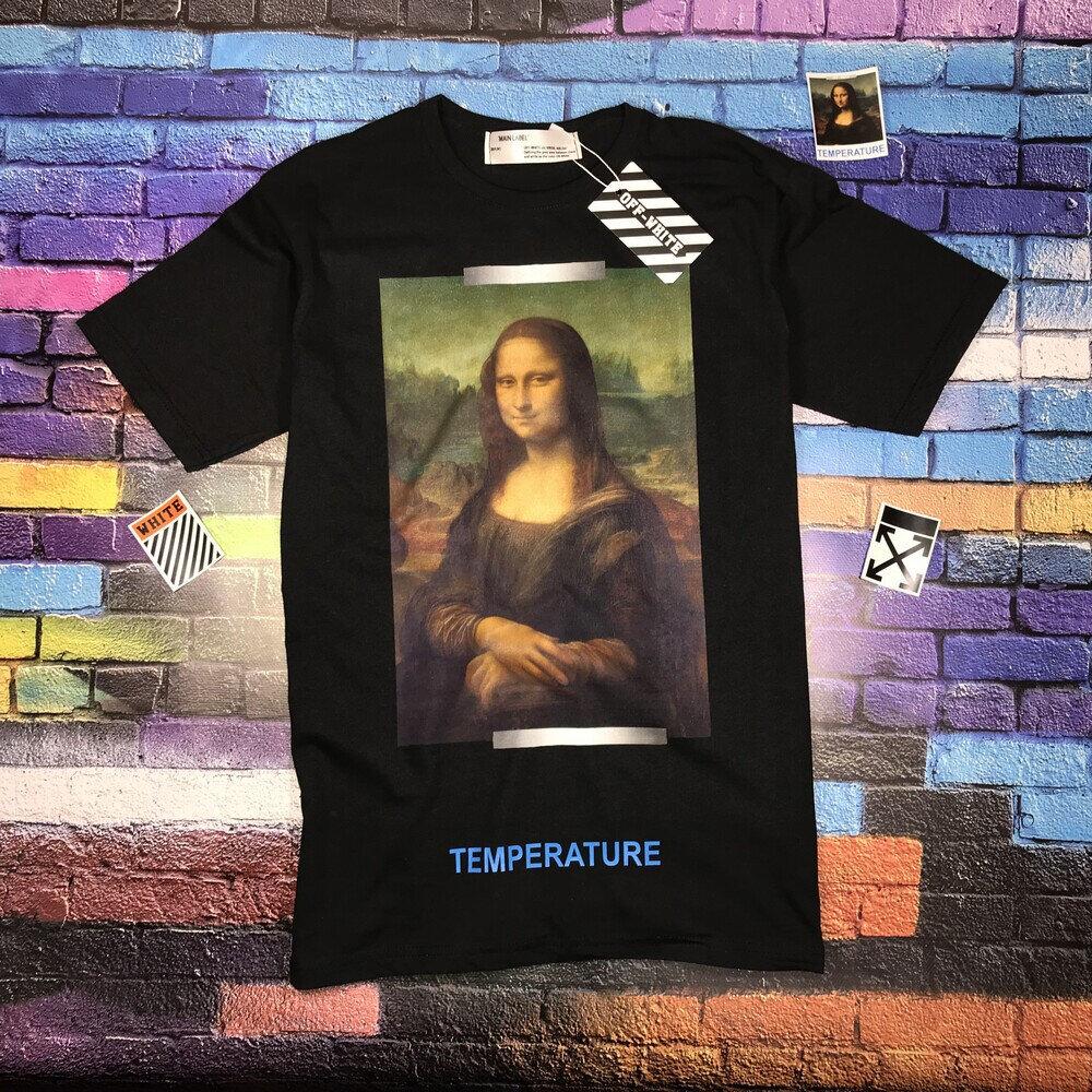 Футболка OFF WHITE - Mona Lisa Black • Топ якість • Ориг бірки • Всі розміри