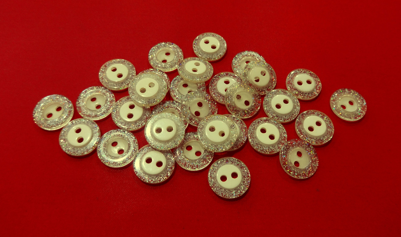 Ґудзики сорочкові 12 мм колір світле золото, фото 1