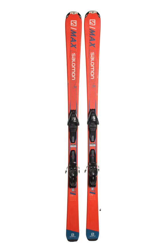 Лижі гірські Salomon S Max 170 Orange Б/У, фото 2