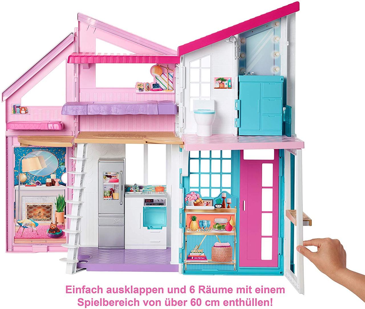 Барби дом Малибу Barbie FXG57 Malibu House Dollhouse, 60 cm - фото 3 - id-p1109161608