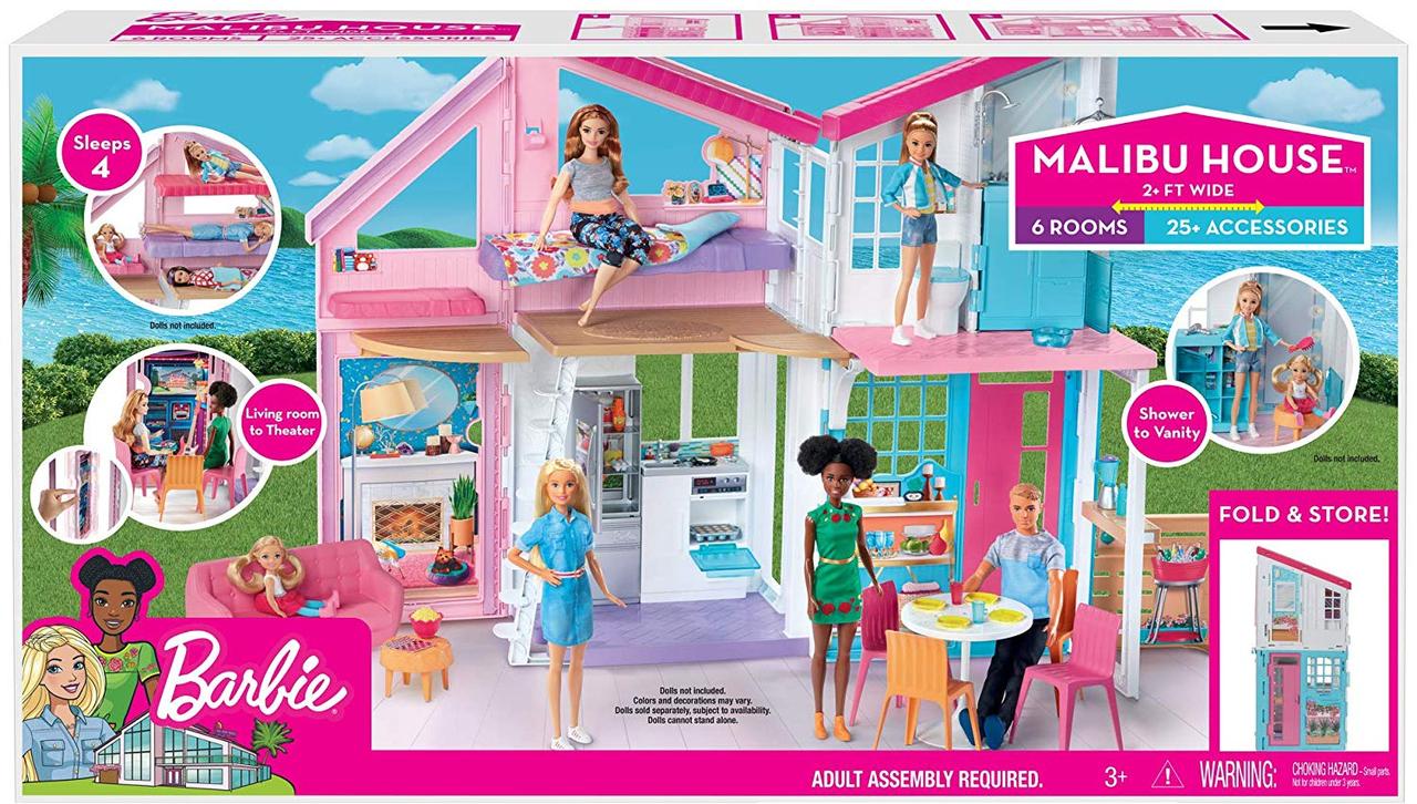 Барби дом Малибу Barbie FXG57 Malibu House Dollhouse, 60 cm - фото 2 - id-p1109161608