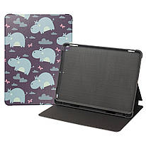 Чехол Galeo Flex with Pencil Holder для Apple iPad 7 10.2" (2019) / iPad Pro 10.5" Cute Hippos