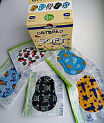 Італійський гіпоалергенний дитячий пластир для очей - оклюдер Ortopad для хлопчиків SOFT Medium