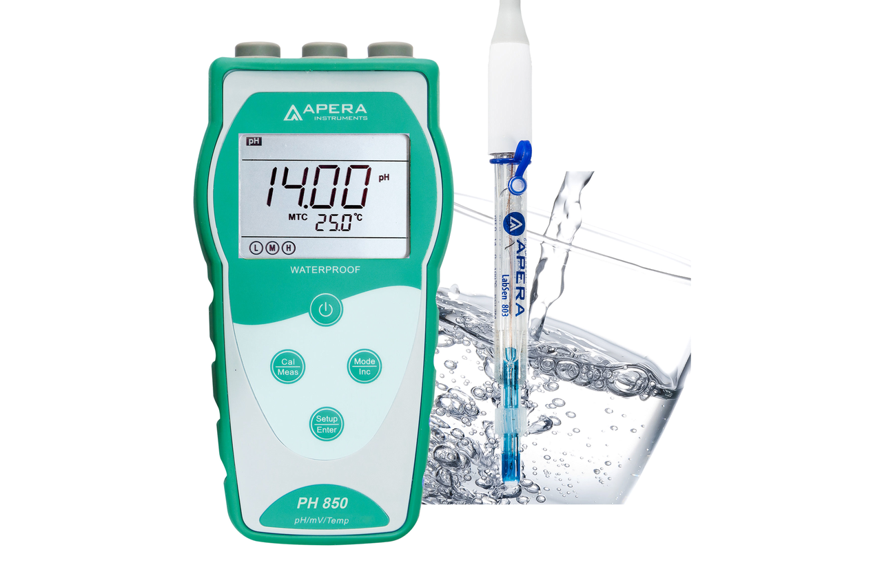Портативний pH-метр PH850-PW для очищеної води (питий, дистильований, деіонізований)