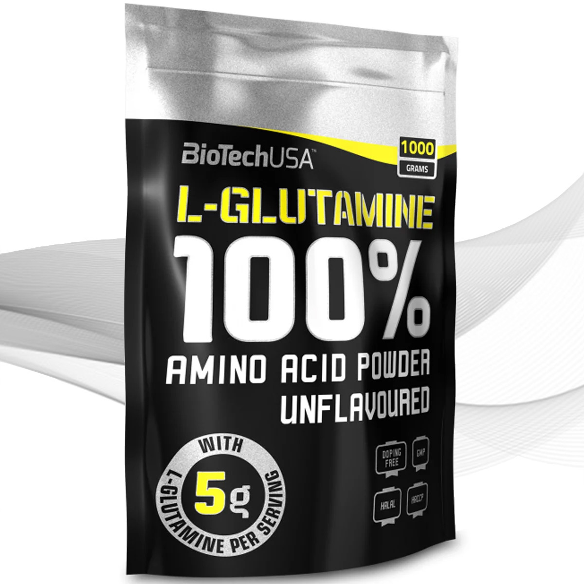 Глютамін BioTech 100% L-Glutamine 1000 gr