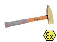 Молоток слесарный искробезопасный 500 гр.Al-Cu с ручкой X-Spark 186-1002