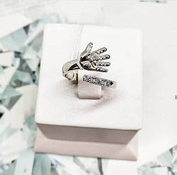 Каблучка у вигляді долоні малюка з цирконом Розчулення