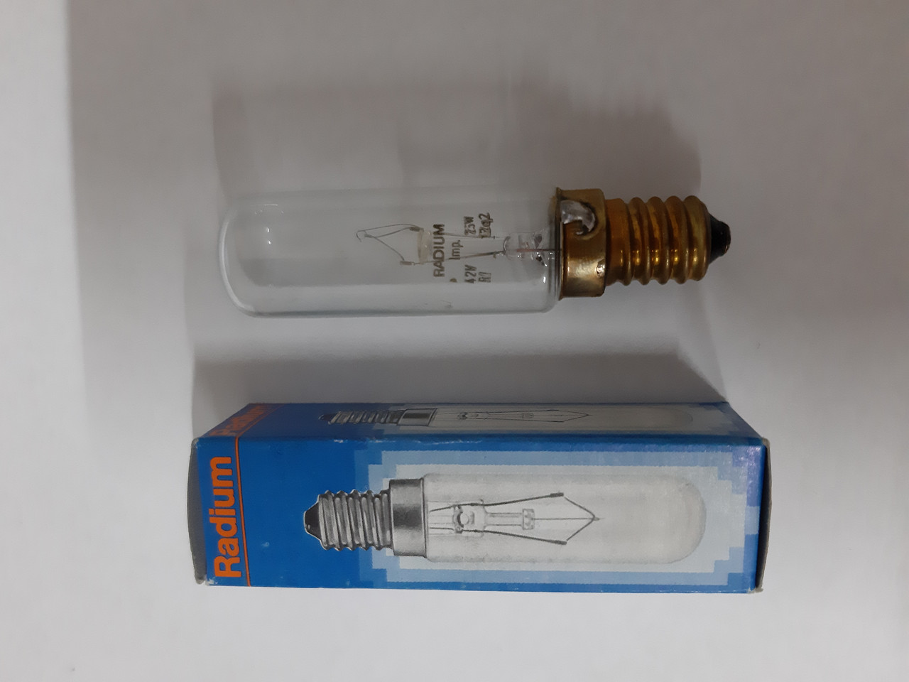 Лампа циліндрична Radium 42v-25w Е14 прозора