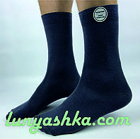 Чёрные высокие бесшовные мужские носки Серый, 41-43