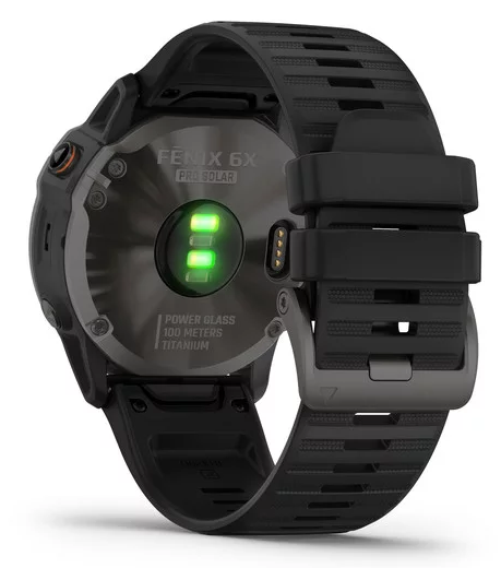 Смарт-часы Garmin fenix 6X Pro Solar - Titanium Carbon Gray DLC with Black Band - фото 5 - id-p1104494272