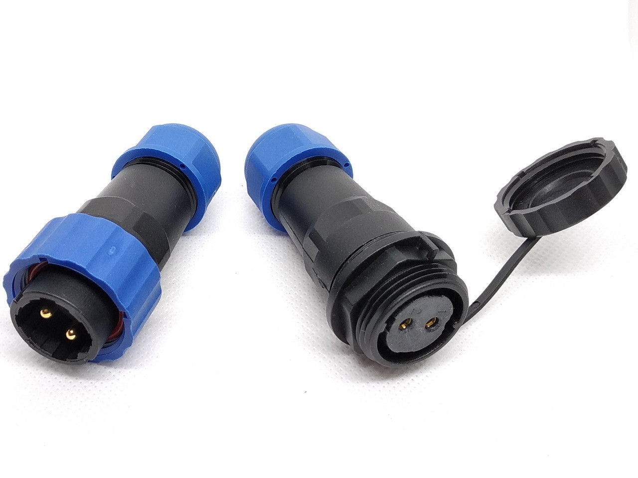 Герметичний роз'єм із захистом IP68 серії SD20 2Pin 2 контакту, фото 1