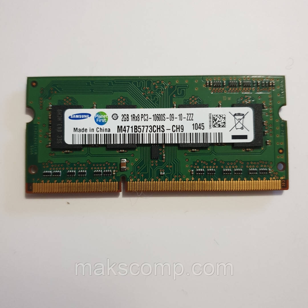 Samsung 2Gb So-Dimm PC3-10600S DDR3-1333 (M471B5773CHS-CH9)