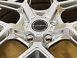 Диски BRIXTON RF7 Radial Forged колір Satin Sterling Silver 19" Audi A3/S3/RS3, фото 2