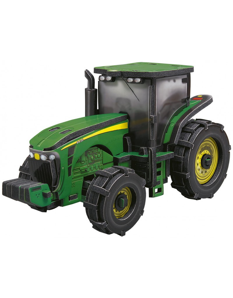 Збірна модель з картону Розумний папір Трактор John Deere 8420