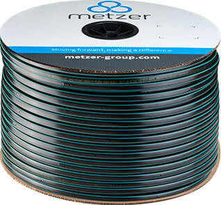 Трубка садова 16мм 46mil 33см 2,3л/год 100м IDIT Metzerplas з циліндричною крапельницею, фото 1