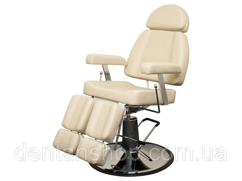 Педикюрное кресло Черное с регулируемой спинкой, с гидравлической регулировкой высоты мод. 227В-2 - фото 6 - id-p996987700