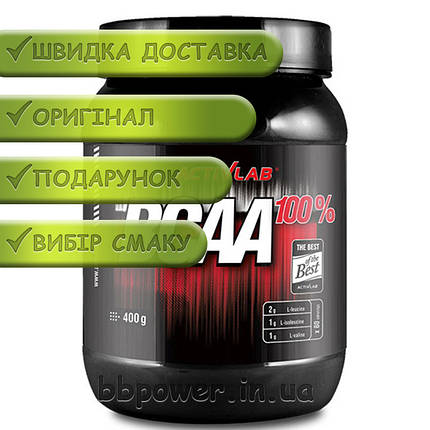 Амінокислота Activlab BCAA 100% 400 г, фото 2