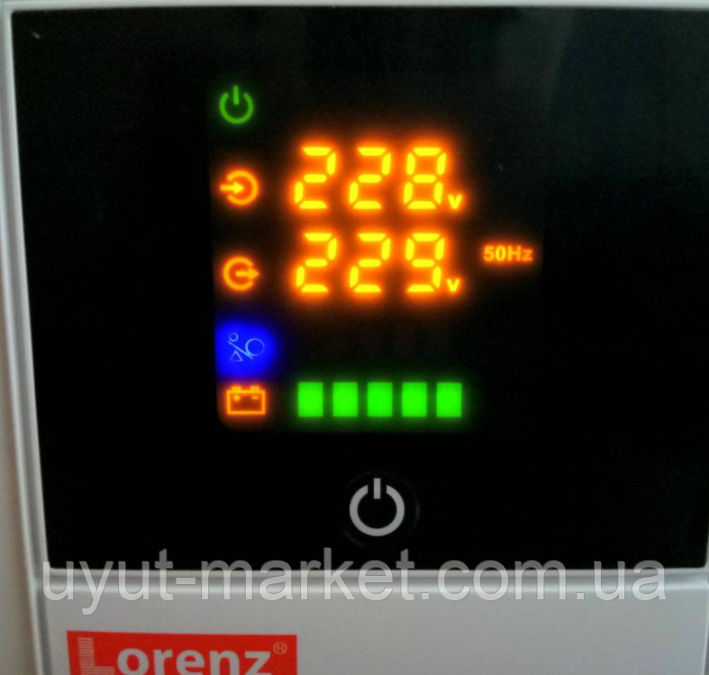 Инвертор напряжения ИБП 300Вт ЛІ-500С (12В-300 Вт) Lorenz чистая синусоида - фото 6 - id-p642707670