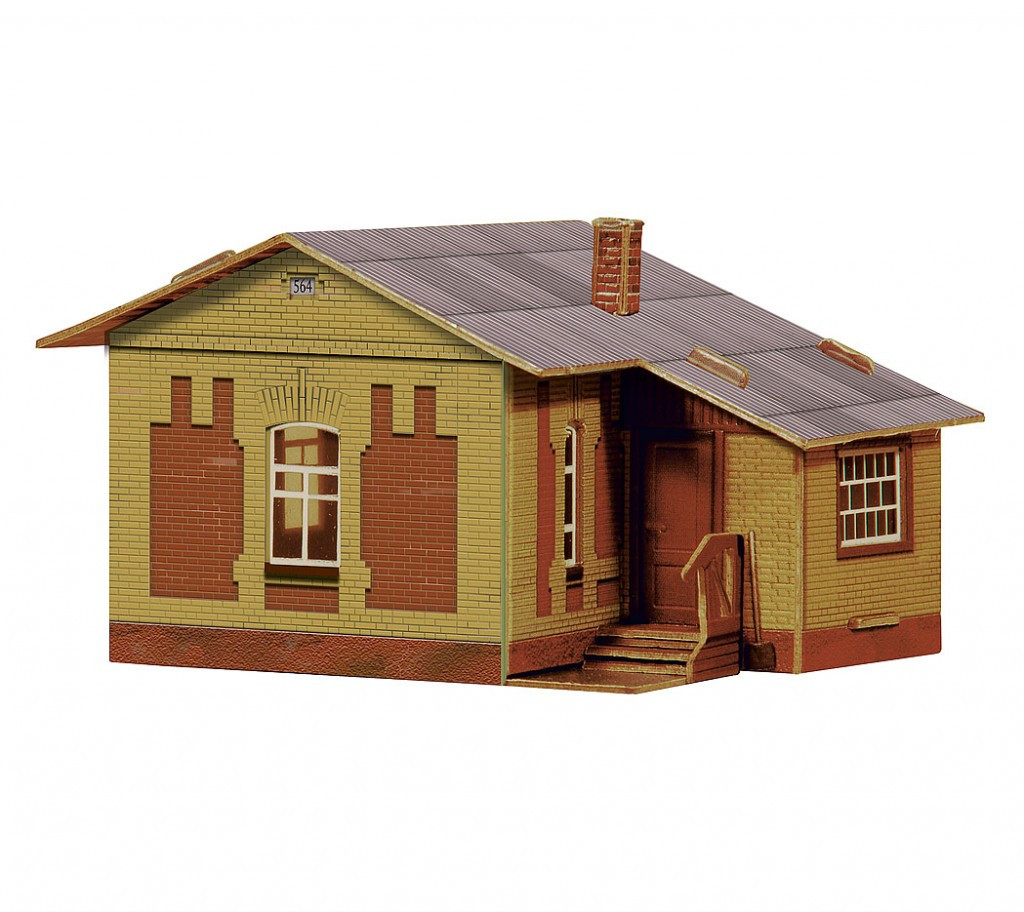 Сборная Модель Из Картона Умная Бумага Путевая Сторожка(кирпичная ...
