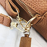 Жіноча зручна сумочка, коричнева PA-1, фото 2