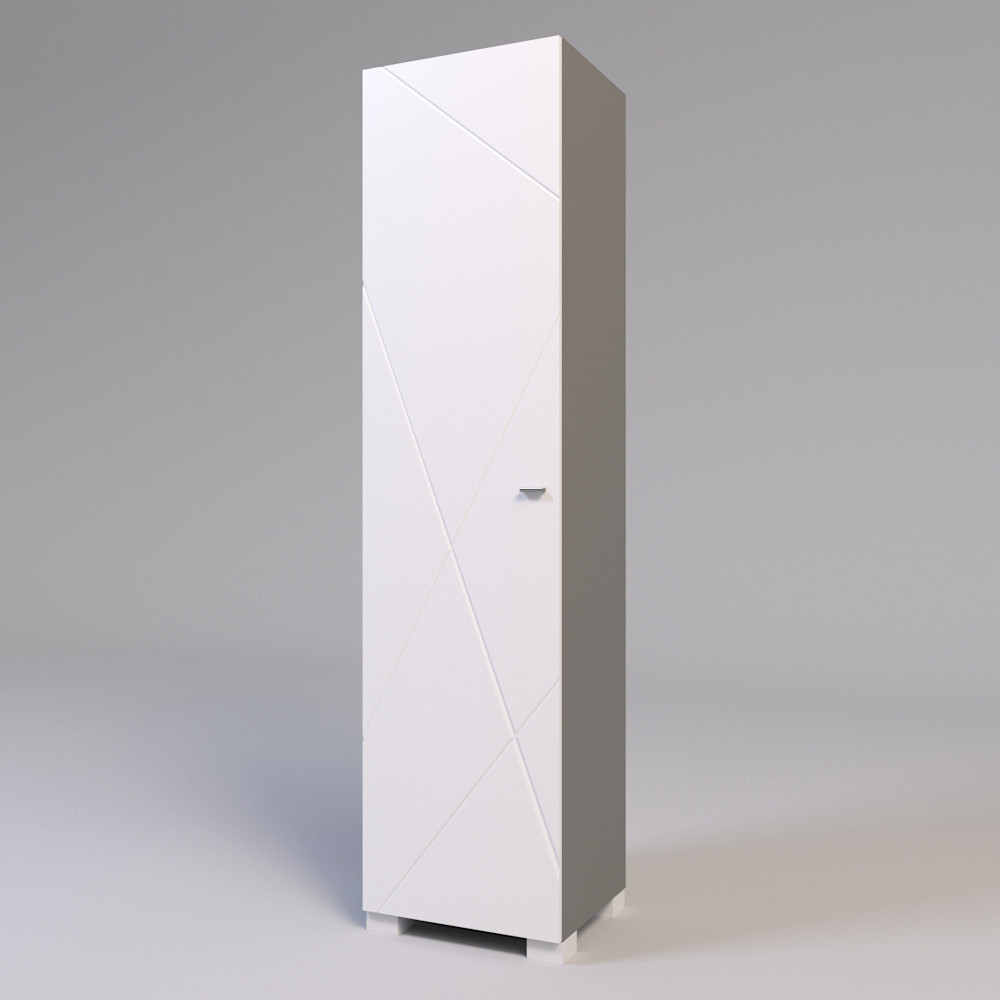 Стелаж закритий Х-Скаут Х-01 білий мат, фото 1