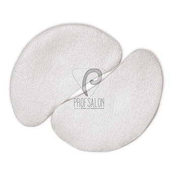 Серветки (спонж-патчі) під очі для фарбування вій, гладкі (100 шт)