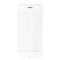 Захисне скло Full Glue для Apple iPhone 7 / 8 (білий, металева сіточка)