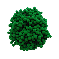 Помпон синтетичний, діаметр 10 мм, ЗЕЛЕНИЙ