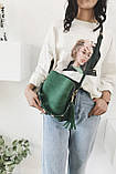 Жіноча зручна сумочка, зелена PA-2, фото 8
