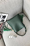 Жіноча зручна сумочка, зелена PA-2, фото 10