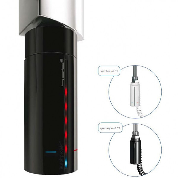 ТЕН для сушарок для рушників HOT 2 Black 300 W