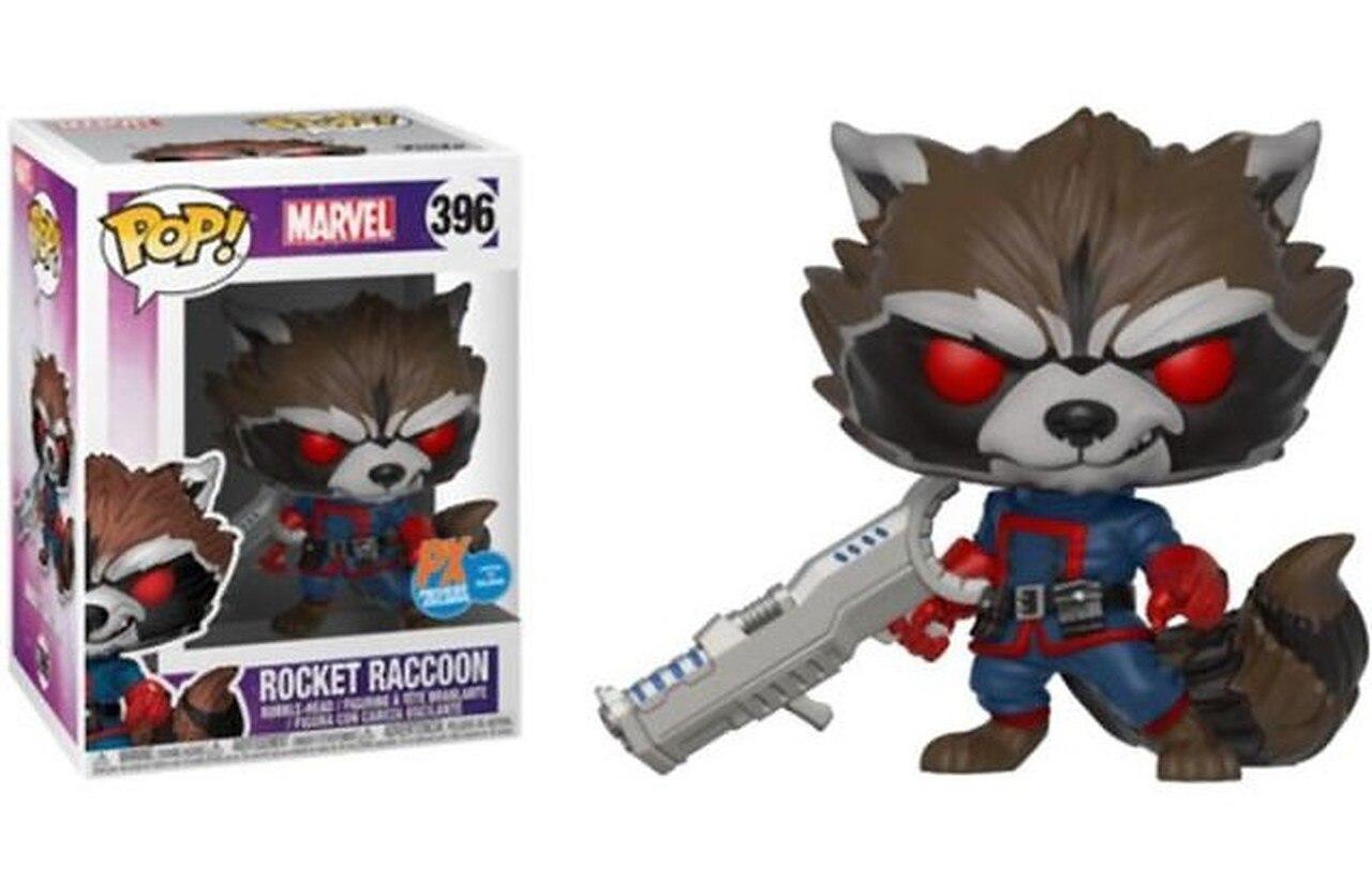 Фігурка Funko Pop Фанко Поп Марвел Marvel Rocky Raccoon Реактивний Єнот (PX Exclusive) 10 см M RR 396