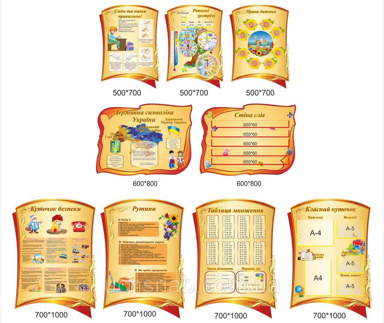 Оформлення для НУШ - "Класний куточок", фото 1