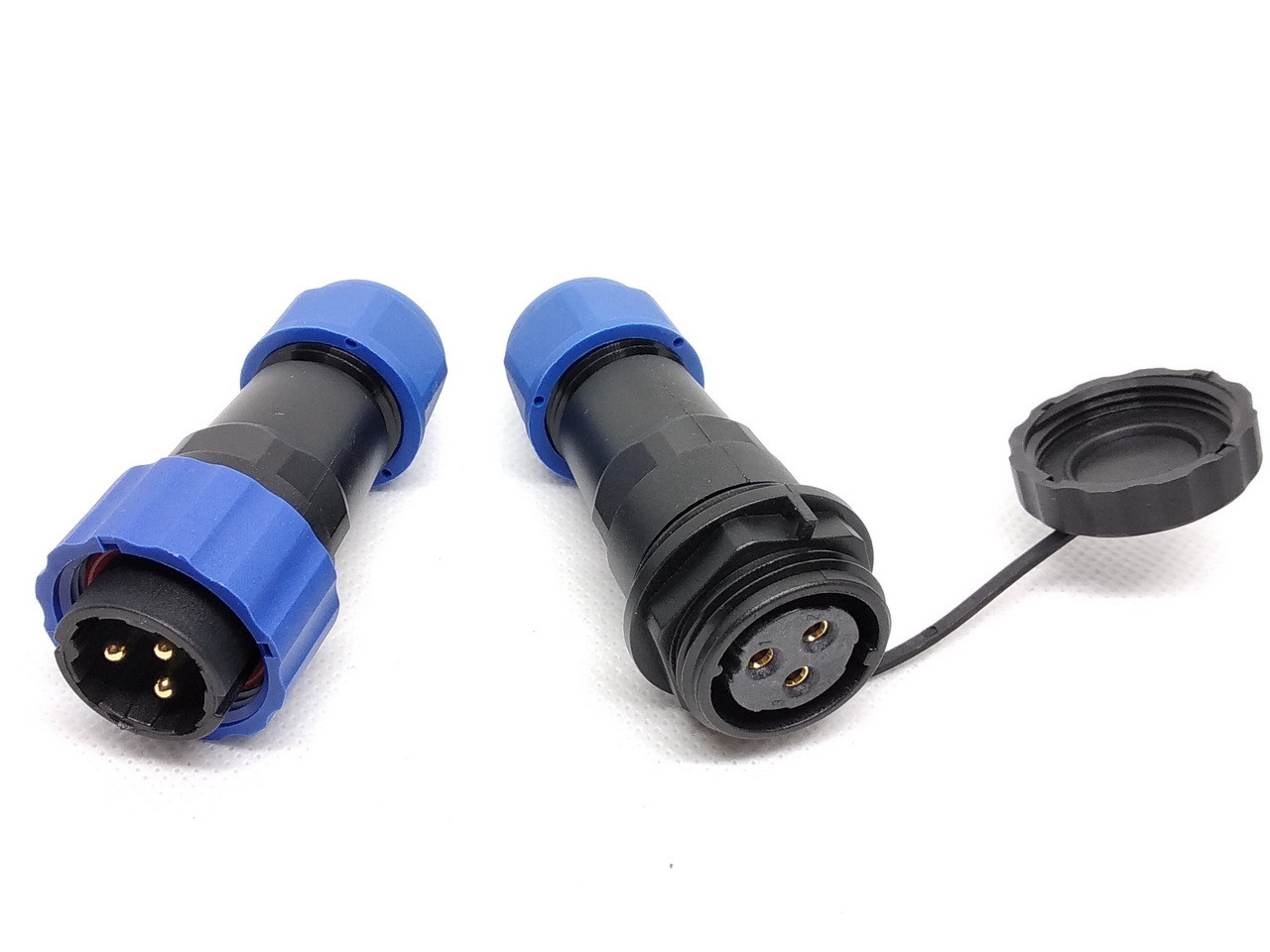 Герметичний роз'єм із захистом IP68 серії SD20 3Pin 3 контакту, фото 1