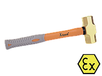 Молоток искробезопасный 0,45кг Al-Cu с ручкой X-Spark 191-1002