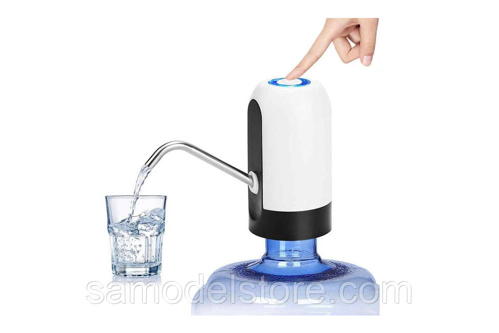 Автоматичний насос-помпа на пляшку для питної води від USB на акумуляторі , фото 1