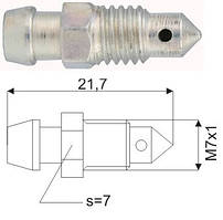 Штуцер прокачування гальм Alfa Romeo BMW Citroen Dacia Ford Mazda, Nissan, Peugeot, Renault, Seat Volvo VW QB 0053x