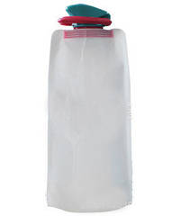 Складна туристична багаторазова фляга для води ("анти-пляшка"), 700 мл БІЛИЙ