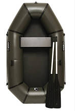 Лодка ПВХ надувна півтора місцева Grif boat GH-210 Гриф 200 кг вантажопідйомність армований ПВХ довжина 210 см вага 10 кг