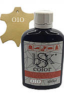 Фарба для шкіри колір солом'яний bsk-color 100 мл